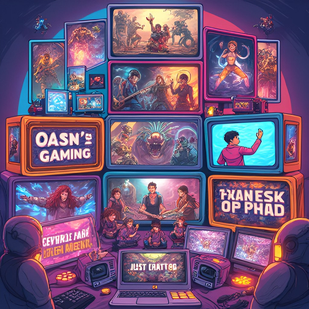 A vibrant illustration showcasing diverse content on Twitch, with panels representing different categories like gaming, music, art, and 'Just Chatting', emphasizing the platform's expansion beyond gaming.